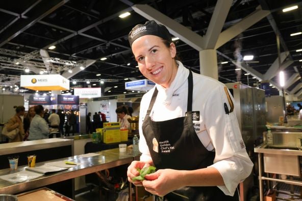 Jess Roe in National Award Golden Chef